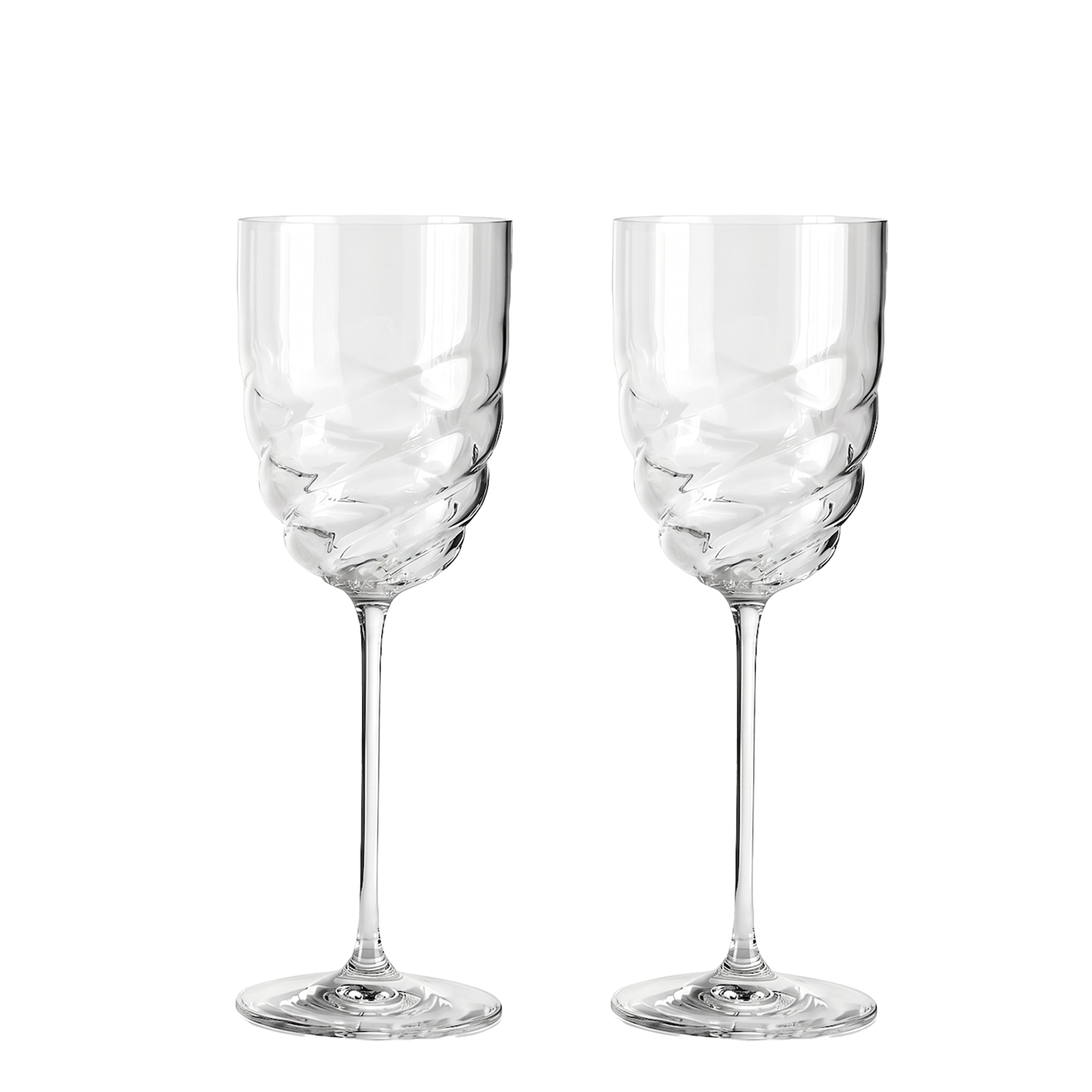 Twist Set of 2 Wine Glass H24cm - Luxury Home and Art of Dining